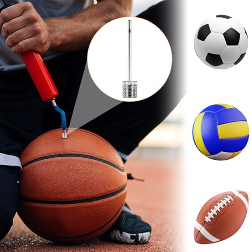 4-Piece Universal Ball Pump Needle and Tire Inflator Adapter Kit