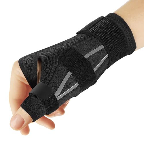 Thumb Brace Support for Pain Relief - Ergonomic Spica Splint S/M White