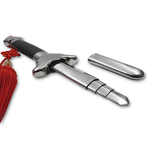 Retractable Stainless Steel Tai Chi Sword for Martial Arts Practice & Performance