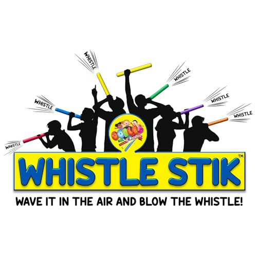 Foam Cheering Stick with Whistle - Orange Noisemaker for Sports