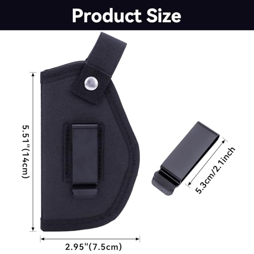Universal Concealed Carry Gun Holster - 5.51in x 2.95in
