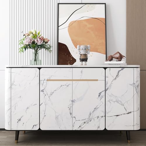 LACHEERY Silver Grey White Marble Contact Paper Matte Countertop Vinyl Wrap Waterproof White Marble Countertop Covers Peel and Stick Wallpaper for Kitchen Countertops Cabinets Wall Paper Roll 15.8x79