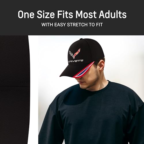 Chevrolet Baseball Cap - Black One Size Cotton Hat, Officially Licensed