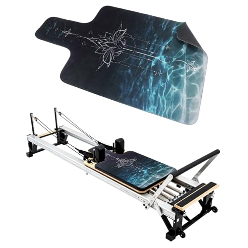 Non-Slip Pilates Reformer Mat Cover - Dark Green, 39 x 23"
