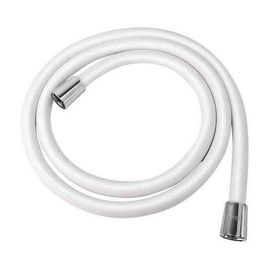 Rivix Shower Hose 79-Inch PVC White Handheld Shower Head Hose - Explosion Proof, Anti-Tangle Flexible Hose for Bathing, Pet Cleaning, and Toilet Cleaning rv shower head with hose
