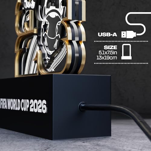 FIFA World Cup 2026 Mascots LED Figurine - Light-Up Acrylic Display