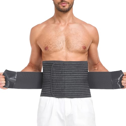 DOREIPA Black Large Abdominal Binder for Post-Surgery & Postpartum Recovery