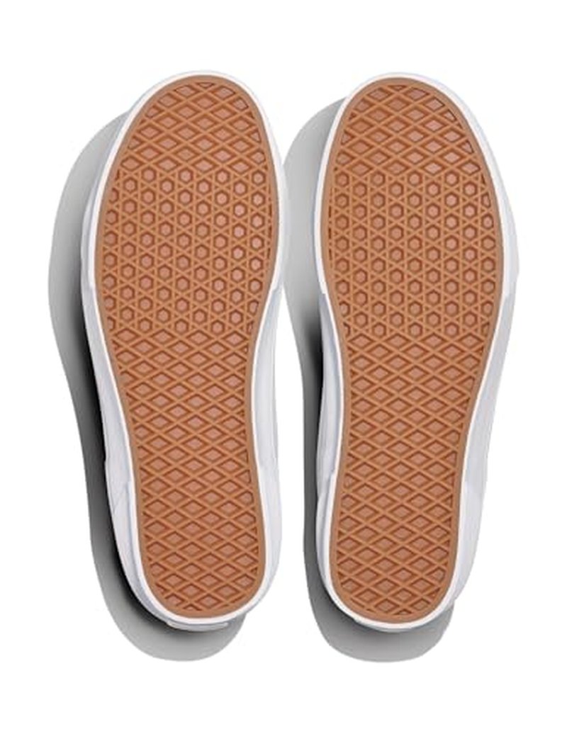 Vans Men's Seldan Shoe | Retro Tennis Inspired Sneakers for Fashion, Work & Everyday Wear, Tumble White/White, 16