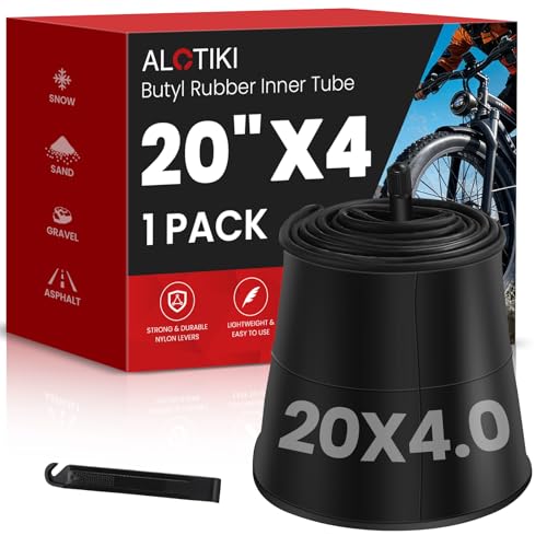 ALOTIKI 20x4.0 Fat Tire Tube, 26 inch Bike Inner Tubes