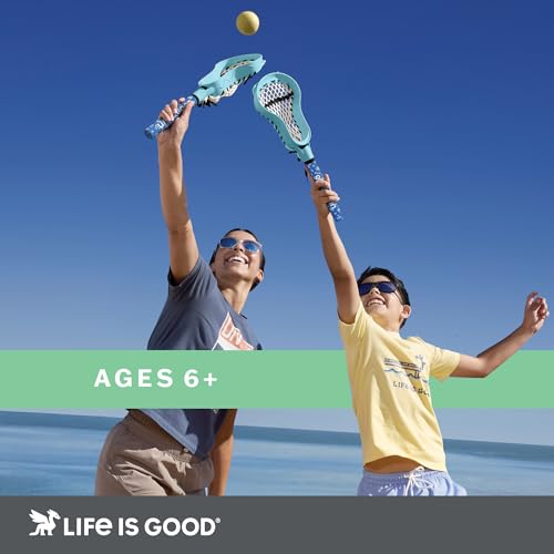 Life is Good Hydro Lacrosse Water Game Set with Floating Ball – Turquoise Blue
