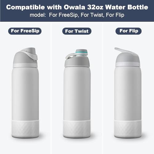 Silicone Boot Sleeve for Owala Water Bottles - 24 oz, 32 oz, 40 oz