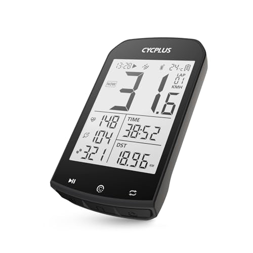 CYCPLUS M1 GPS Wireless Bike Computer with 2.9" LCD, IPX6, 1200mAh