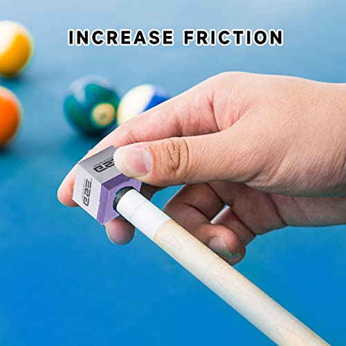 Billiard Pool Cue Chalk - Professional Quality 12-Pack, Purple