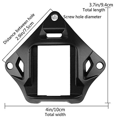 Tactical Helmet NVG Mount Shroud - Black Steel Camera Bracket