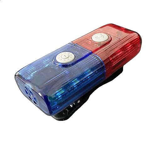 Police Warning Strobe Shoulder lights Whistle Flashlight magnet, Safety Flashing Security Clip Signal light For Outdoor Rescue,Traffic Guidance,Police patrols,Cycling,Night run,Camping (with whistle)