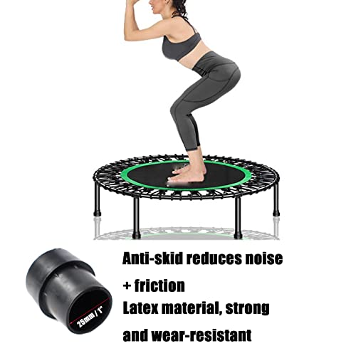 Mini Trampoline Leg Cap Tips - Rubber Floor Pads, 2 Pack