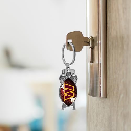 NFL Football Sculpted Bottle Opener Keychain - Washington Commanders