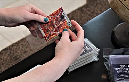 Soft Trading Card Sleeves - 100 Pack Clear Protector Holders