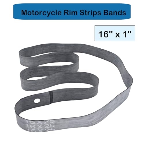 16" x 1" Motorcycle Rim Strip - Heavy-Duty Rubber Tire Protection