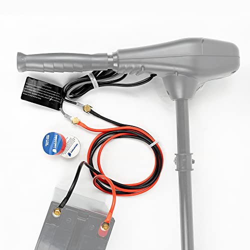 Newport 10ft Trolling Motor Battery Cable Extension Kit – 8AWG Marine Wire, Connectors & Heat Shrink