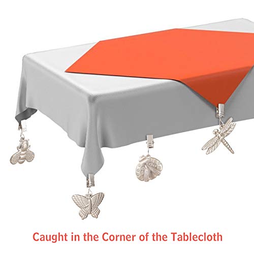 Tablecloth Weights with Clips - 4PCS Butterfly, Bee, Dragonfly, Ladybird
