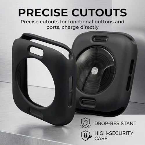 Slim Bumper Case for Apple Watch Series SE/6/5/4 - 40mm Black