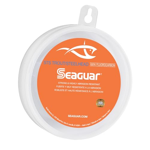 Seaguar STS Fluorocarbon Fishing Line Leader 6lb 100yds Clear for Trout Steelhead