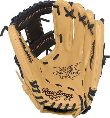 Youth Baseball Glove - Right Hand Throw - Pro I Web - Camel/Navy - 11.25"