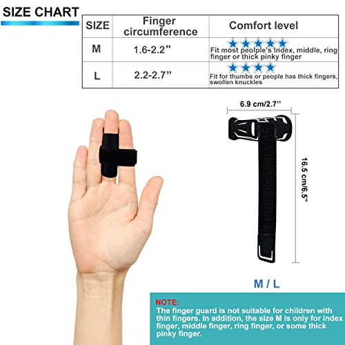 Adjustable Thumb Splint Brace - Finger Support Sleeve, Size L