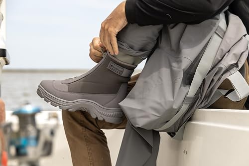 FROGG TOGGS Men's Aransas II Neoprene Wading Boots - Grey, Size 9, Waterproof Sand & Surf Fishing Shoes