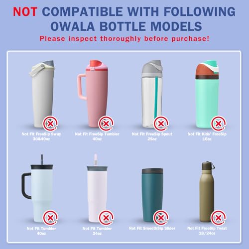 Silicone Boot for Owala FreeSip Water Bottle - Chambray/Pink Dusk