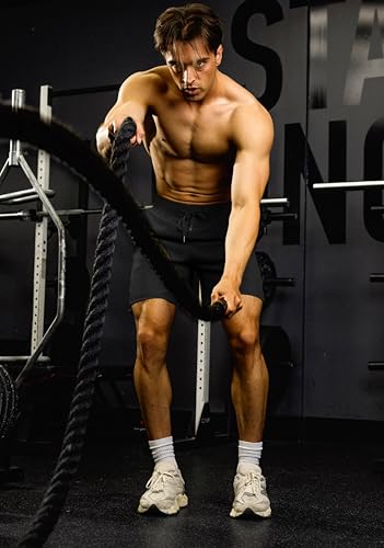 Men's Quick-Dry Running Shorts with Zipper Pockets - 9/7/5 Inch