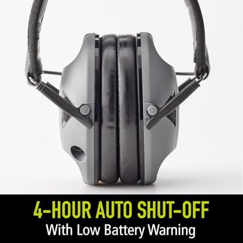 Peltor Sport RangeGuard Electronic Hearing Protector, NRR 21 dB, Ear Protection for the Range, Shooting and Hunting