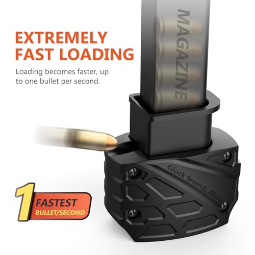 Glock 9mm/.40 Speed Loader - Easy Two-Step Magazine Loader