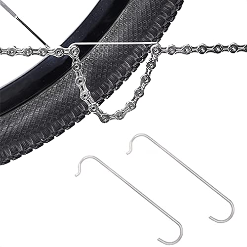 Bike Chain Hook Tool - Stainless Steel Repair Tool Set (2 Pieces)