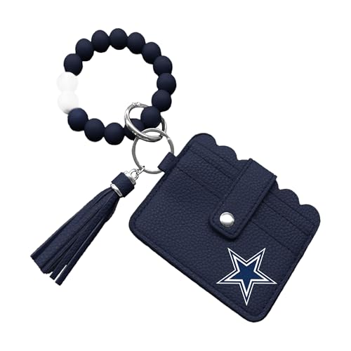Dallas Cowboys NFL Bracelet Wallet with Tassel & Card Slots