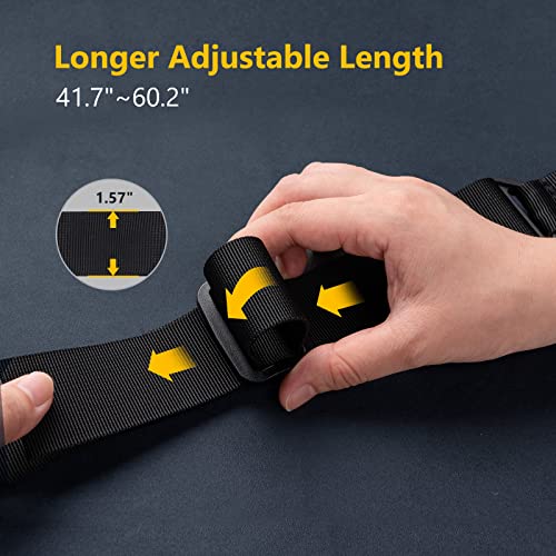Adjustable Two-Point Sling with 360° Swivel - 62.2" Length