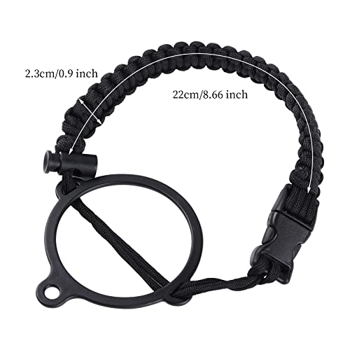 Paracord Handle for Wide Mouth Water Bottles - 2 Pack