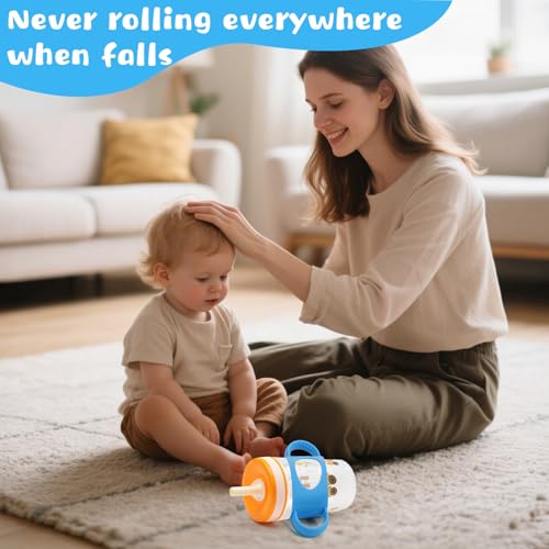 Silicone Cup Grip for Owala Toddler Cup - Green & Blue