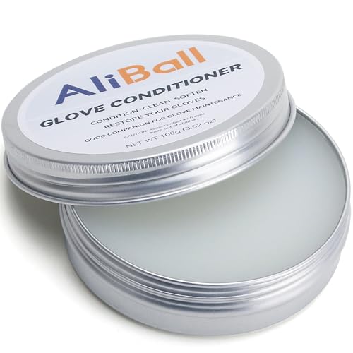 Baseball Glove Conditioner Cream - 2.82 Ounces, Natural Leather Care