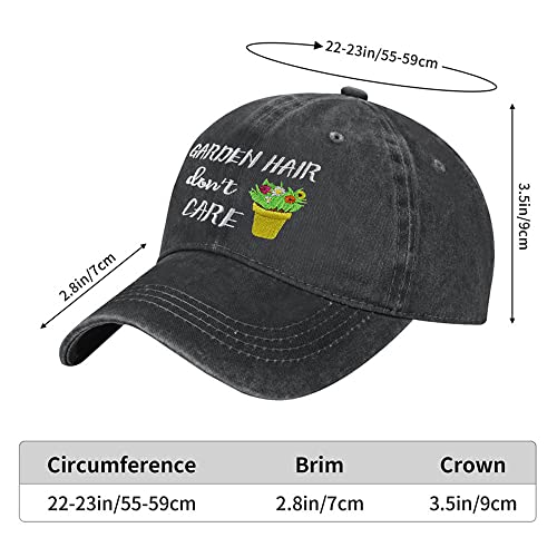 Garden Hair Don't Care Hat - Adjustable Washed Cotton Cap