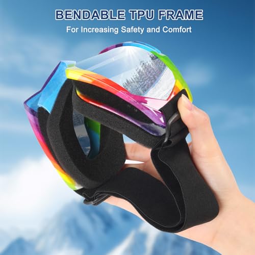 Ski Goggles with UV Protection - Silver (Vlt 9.3%)