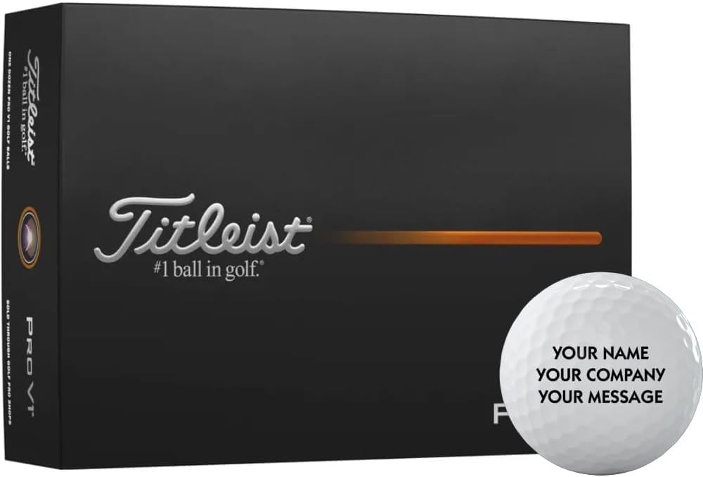Titleist Pro V1 Golf Balls - Personalized 2025 Model for Ultimate Performance & Precision