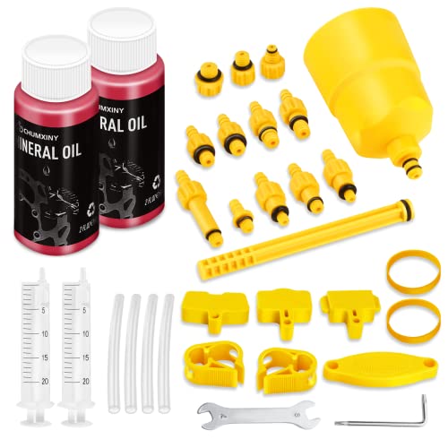 Bicycle Brake Bleed Kit with Mineral Brake Fluid - 120ml