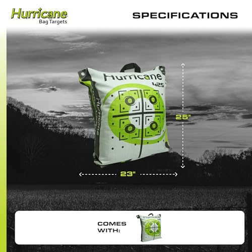 High-Velocity Archery Bag Target with High-Visibility Aiming Points