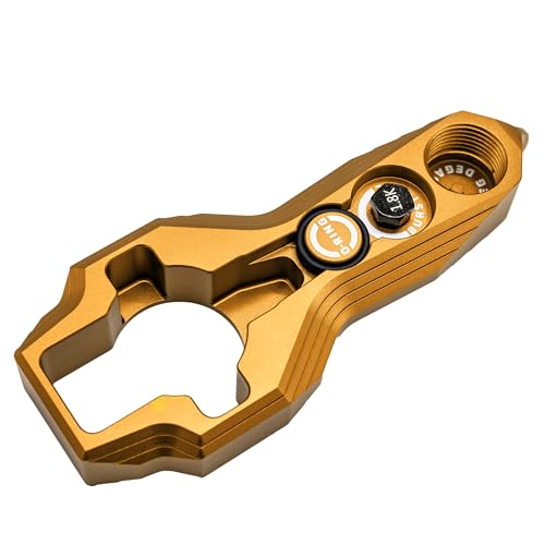 HK Army Tank Regulator Multi-Tool with O-Rings, Burst Disc & Carabiner - Gold