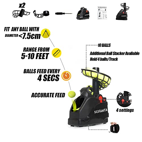 Portable Tennis Ball Tosser - Automatic Ball Launcher for All Ages