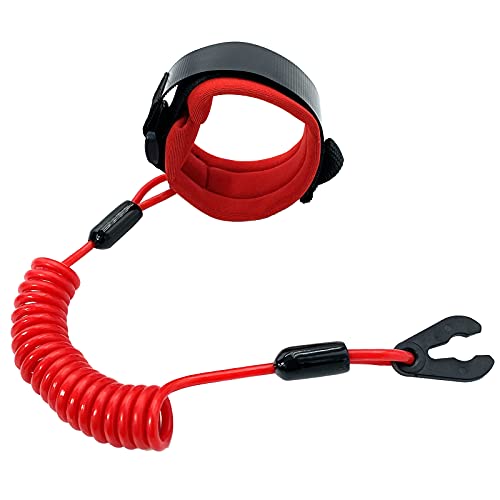 Boat Emergency Stop Switch Lanyard for Yamaha Jet Ski & WaveRunner - 50 Inch Safety Cord Replacement