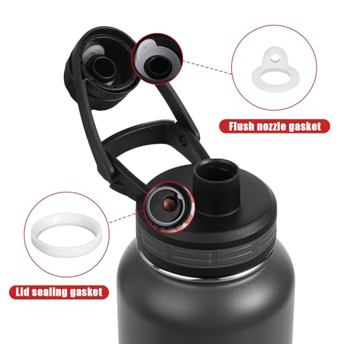 Silicone Water Bottle Gasket Replacement Set - 6 Pack - Style B