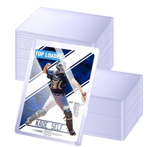 35pt Hard Card Toploaders for Trading Cards - 3x4 Inch - 32 Count